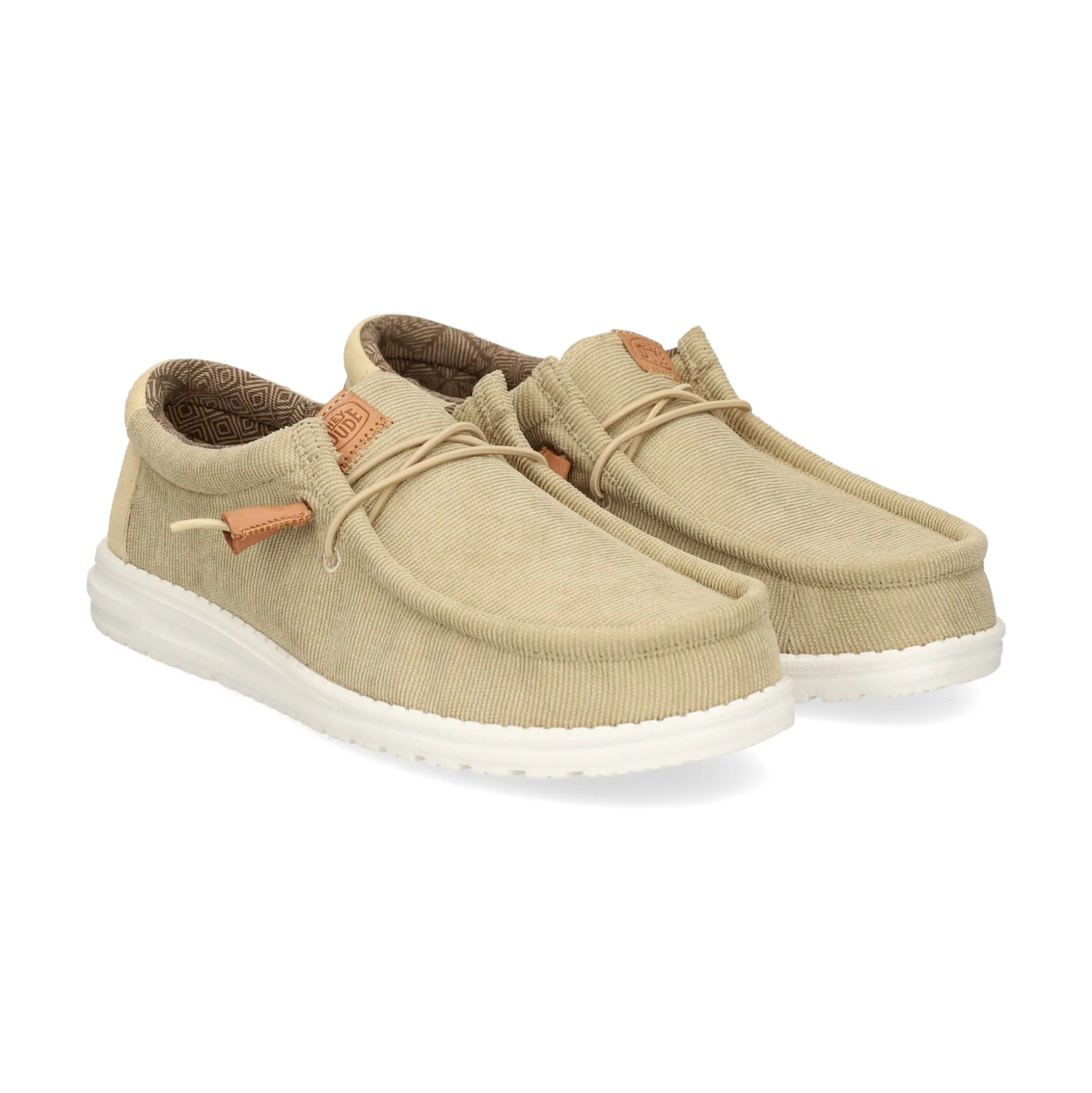 HEY DUDE Zapatillas de Hombre WALLY CORDUROY 265 TAN