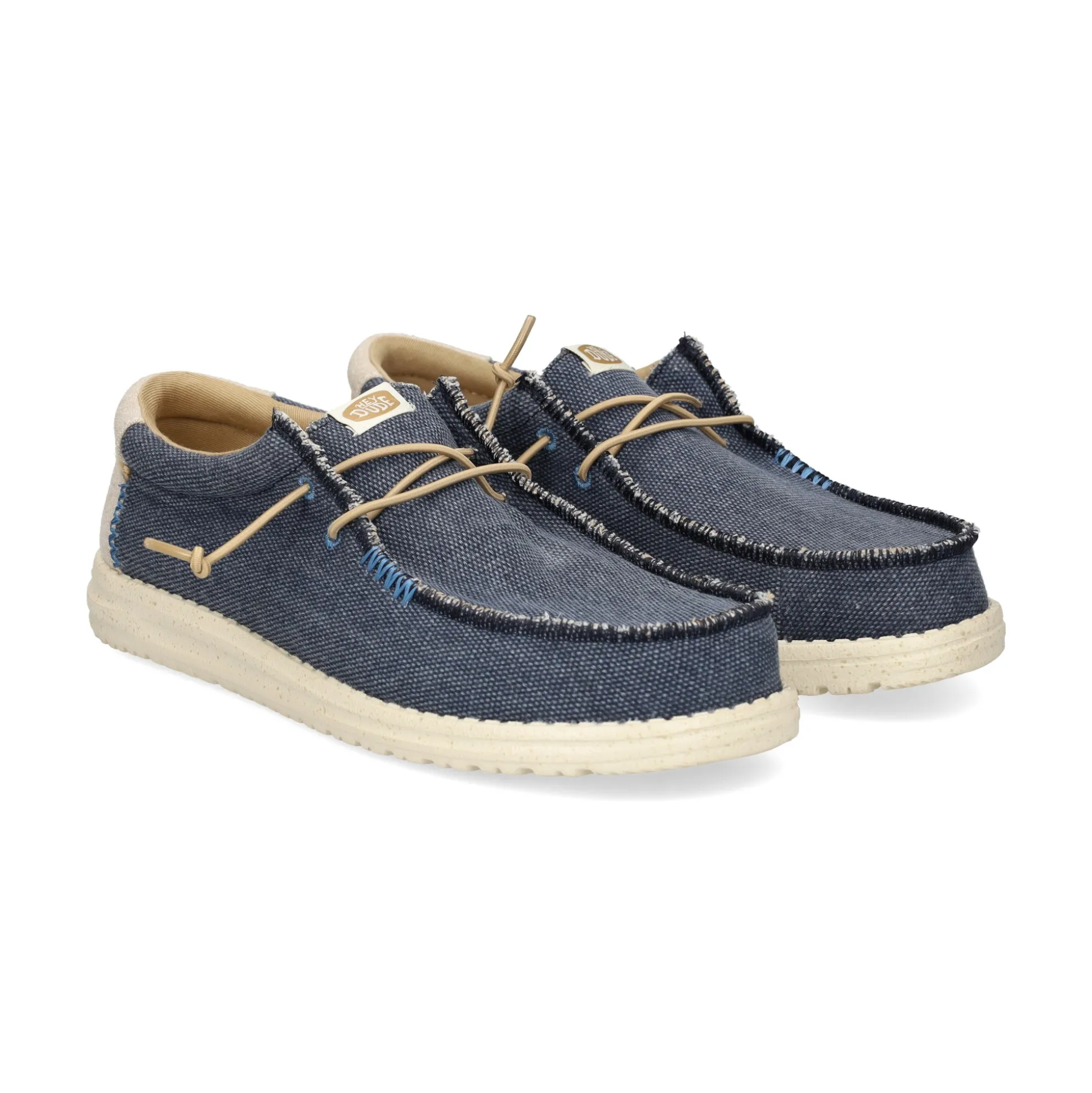 HEY DUDE Zapatillas de Hombre WALLY COASTLINE JUTE 410 NAVY