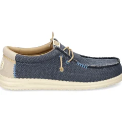 HEY DUDE Zapatillas de Hombre WALLY COASTLINE JUTE 410 NAVY