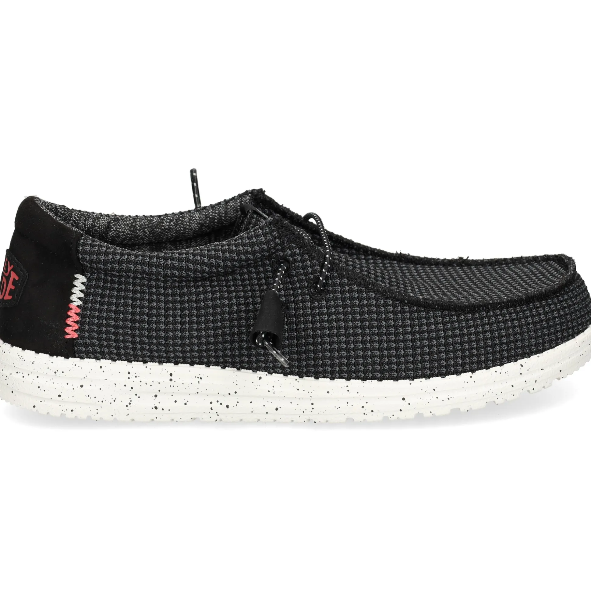 HEY DUDE Zapatillas de Hombre WALLY SPORT MESH 066 BLACK/WHITE