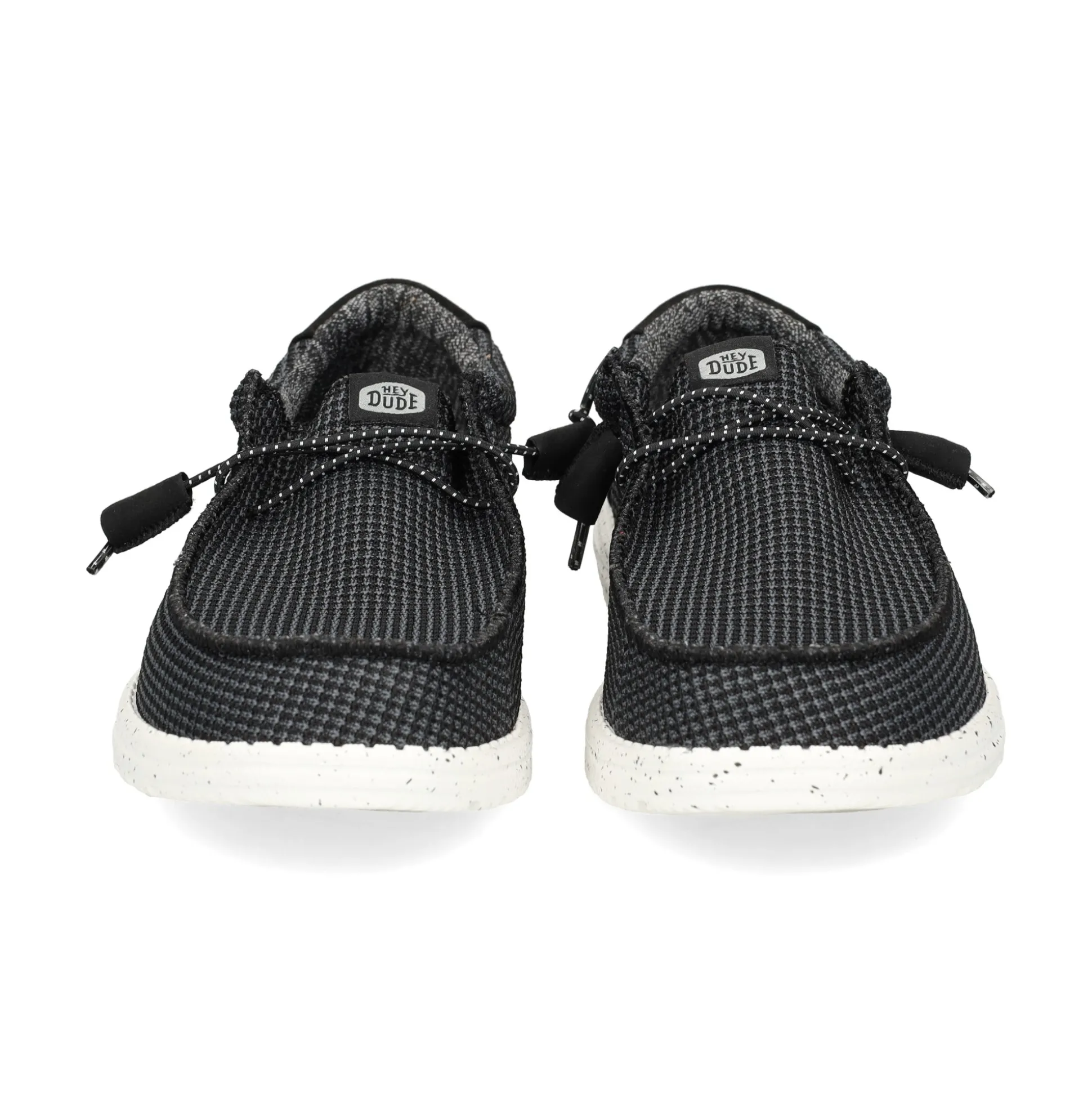 HEY DUDE Zapatillas de Hombre WALLY SPORT MESH 066 BLACK/WHITE