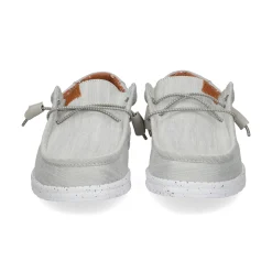HEY DUDE Zapatillas de Hombre WALLY WASHED 007 LIGHT GREY