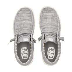 HEY DUDE Zapatillas de Hombre WALLY STRETCH 030 GRIS