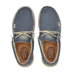 HEY DUDE Zapatillas de Hombre WALLY BRAIDED 4NM BLUE NIGHT
