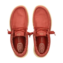 HEY DUDE Zapatos de vestir de Hombre 40700 7BH BURNT RED