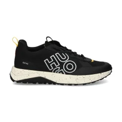 HUGO Zapatillas de Hombre Kane_Runn_lgny 001 NEGRO