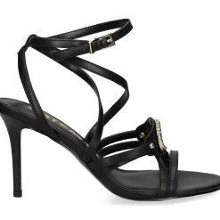 JUST CAVALLI Sandalias con tacón de Mujer 78RA3S34 899 BLACK
