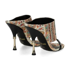 JUST CAVALLI Sandalias con tacón de Mujer 80RA3S49 R85 PERSIAN/TAR