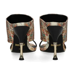 JUST CAVALLI Sandalias con tacón de Mujer 80RA3S49 R85 PERSIAN/TAR