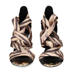 JUST CAVALLI Sandalias cuña de Mujer 78RA3S24 R41 NATURAL