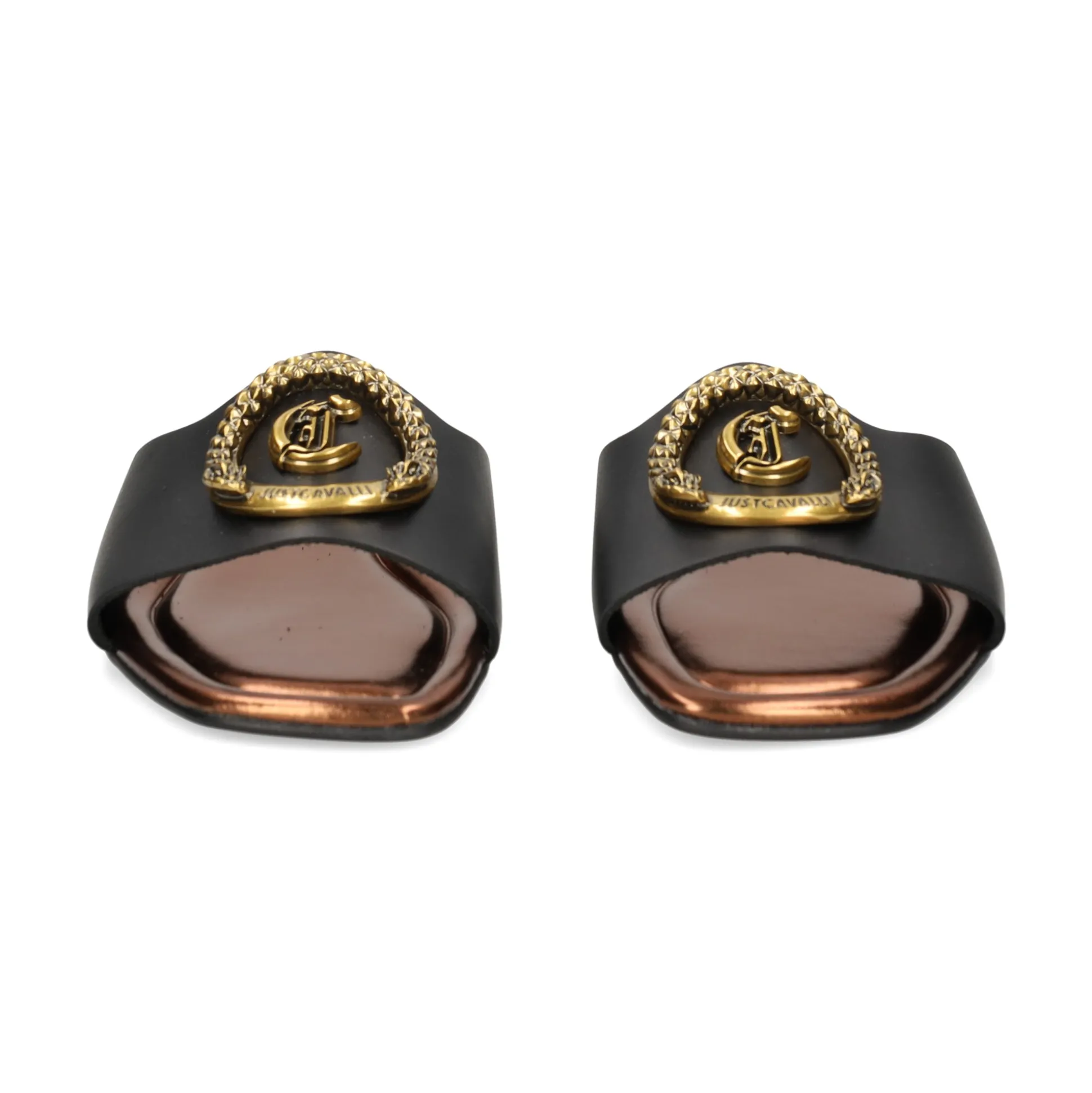 JUST CAVALLI Sandalias planas de Mujer 78RA3S92 899 BLACK