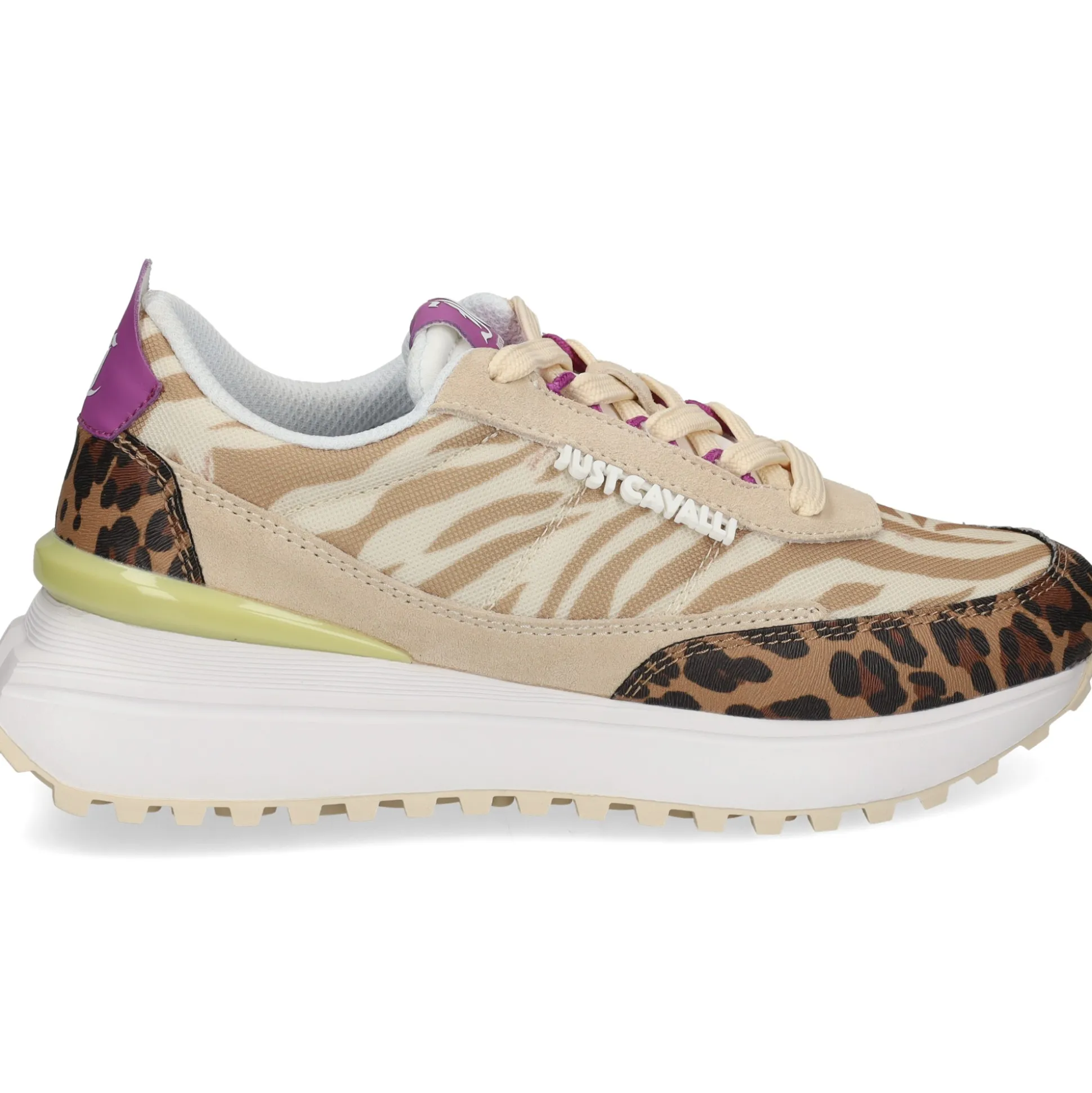 JUST CAVALLI Zapatillas de Mujer 76RA3SD5 QW5 BUTTER/MULT