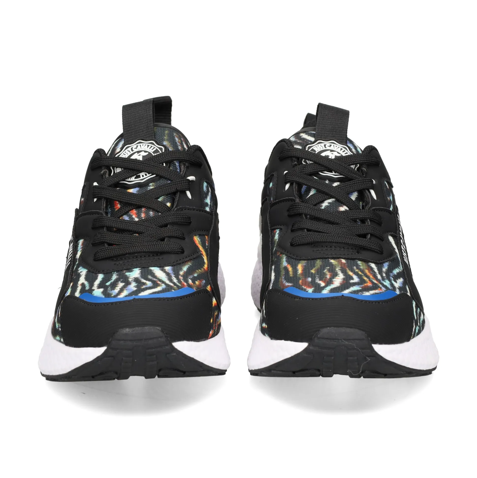 JUST CAVALLI Zapatillas de Hombre 76QA3SH8 LS1 BLACK/MULTI