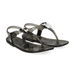 KARL LAGERFELD KIDS Sandalias, chanclas y albarcas de niña Z30002 09B NEGRO