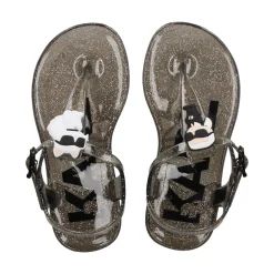 KARL LAGERFELD KIDS Sandalias, chanclas y albarcas de niña Z30002 09B NEGRO