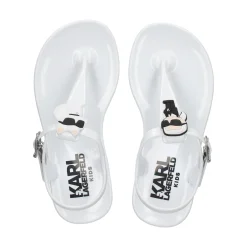 KARL LAGERFELD KIDS Sandalias, chanclas y albarcas de niña Z19098 10B BLANCO