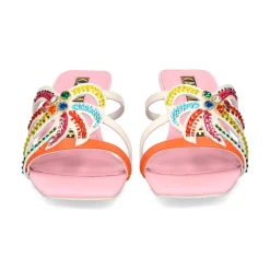 KAT MACONIE Sandalias con tacón de Mujer CARI MULTI BRIGHTS