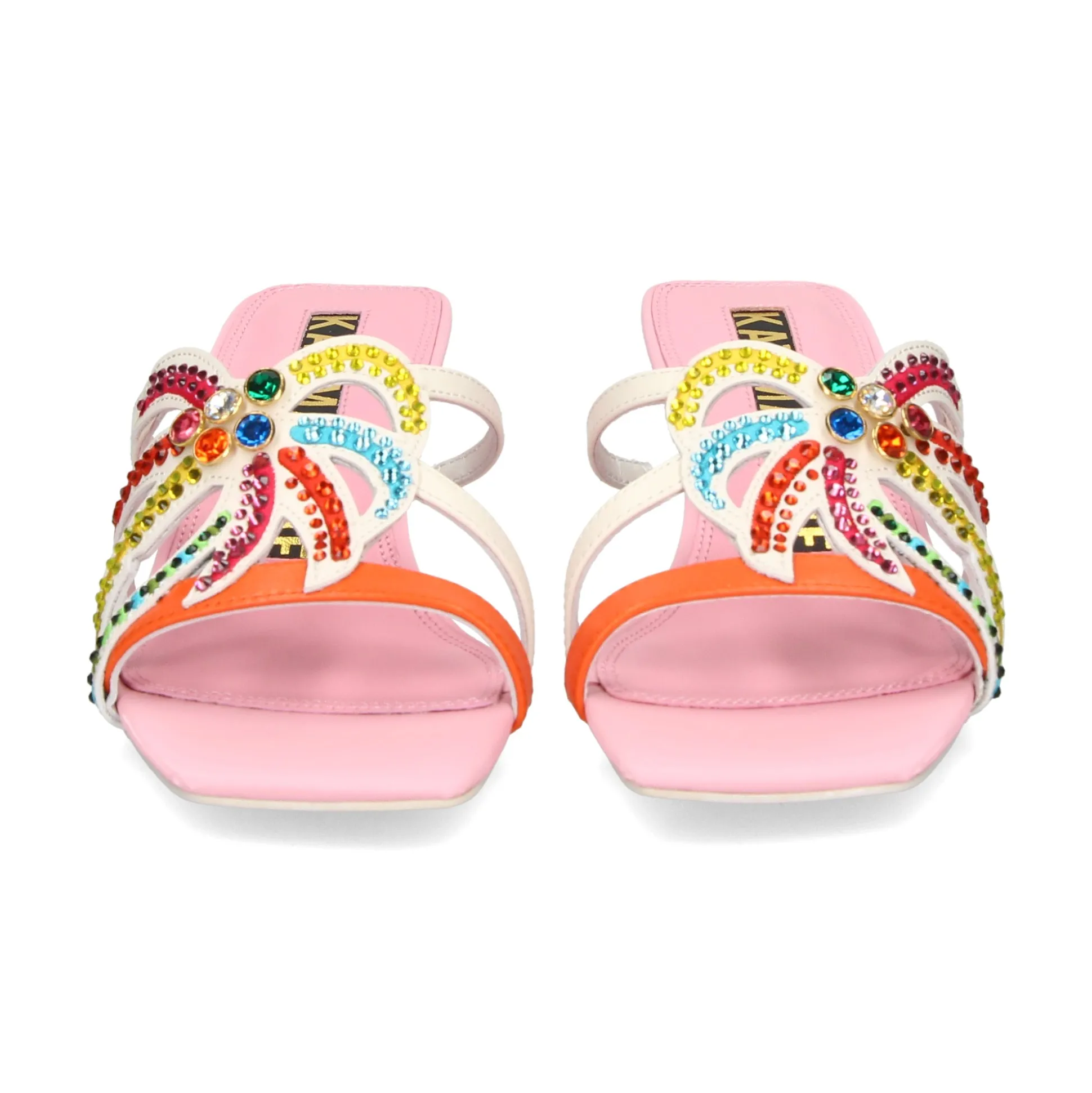 KAT MACONIE Sandalias con tacón de Mujer CARI MULTI BRIGHTS