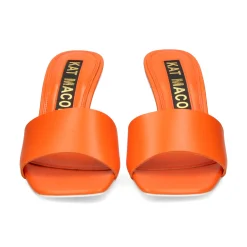 KAT MACONIE Sandalias con tacón de Mujer CHICHI-SORANGE NARANJA