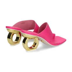 KAT MACONIE Sandalias con tacón de Mujer SIGRID FUCHSIA