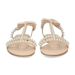 KENNEL & SCHMENGER Sandalias planas de Mujer 51-95080 332 CREMA PEARL