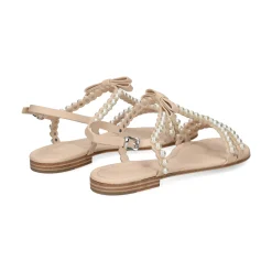 KENNEL & SCHMENGER Sandalias planas de Mujer 51-95080 332 CREMA PEARL