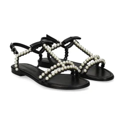 KENNEL & SCHMENGER Sandalias planas de Mujer 51-95080 310 BLACK PEARL