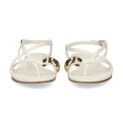 KENNEL & SCHMENGER Sandalias planas de Mujer 51-95100 223 BUTTER/GOLD
