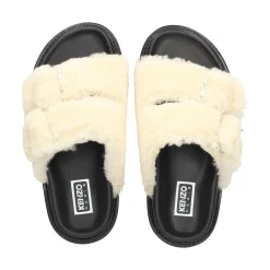 KENZO Sandalias planas de Mujer FE62MU041L63 03 ECRU