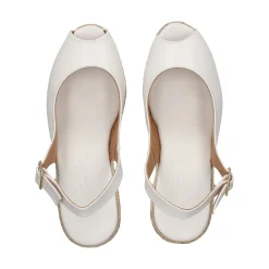 LA SANTA Zapatos cuña 23YU168 BLANCO