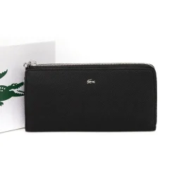 LACOSTE Billeteras NF4765DZ 000 NEGRO