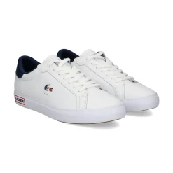 LACOSTE Zapatillas de Hombre 43SMA0034 407 WHT/NVY/RED