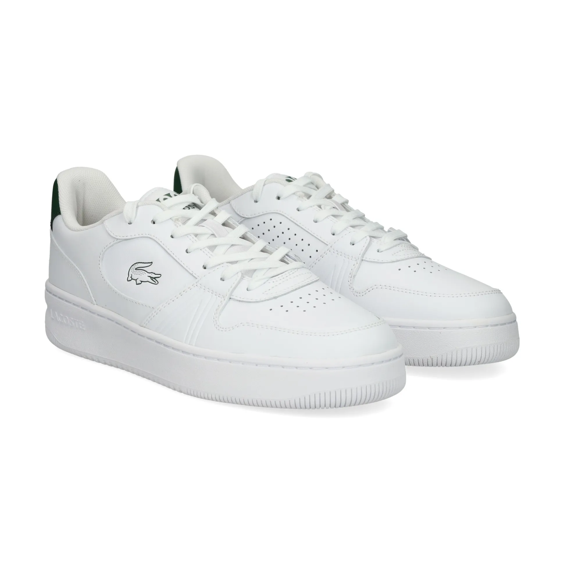 LACOSTE Zapatillas de Hombre 48SMA0018 1R5 WHT/DK GRN