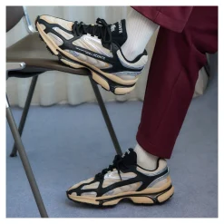 LACOSTE Zapatillas de Hombre 47SMA0013 3E8 LT TAN/BLK