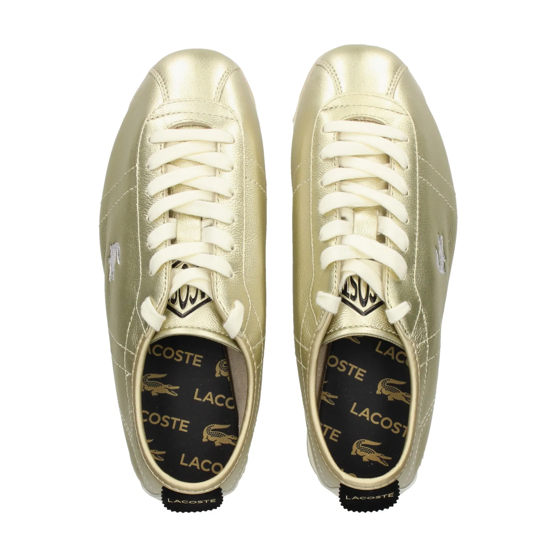 LACOSTE Zapatillas de Mujer 51SFA0137 AAN GLD/OFF WHT