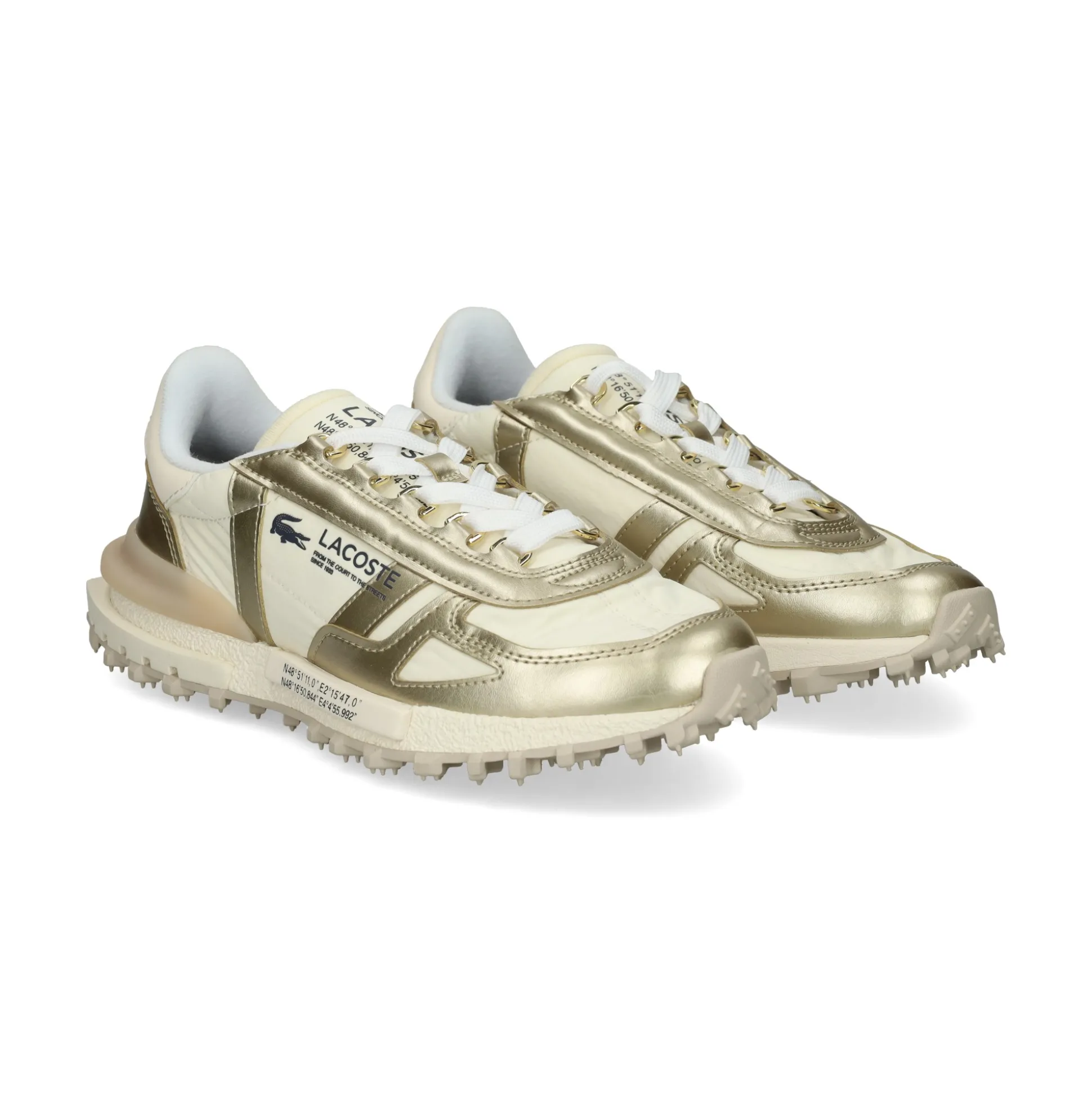 LACOSTE Zapatillas de Mujer 51SFA0168 216 WHT/GLD