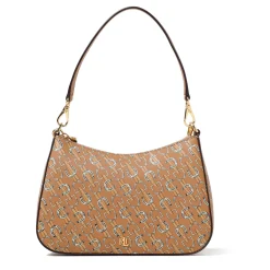 LAUREN RALPH LAUREN Bolsos DANNI 26 SHOULDER BAG MEDIUM 024 PRINT/CAMEL