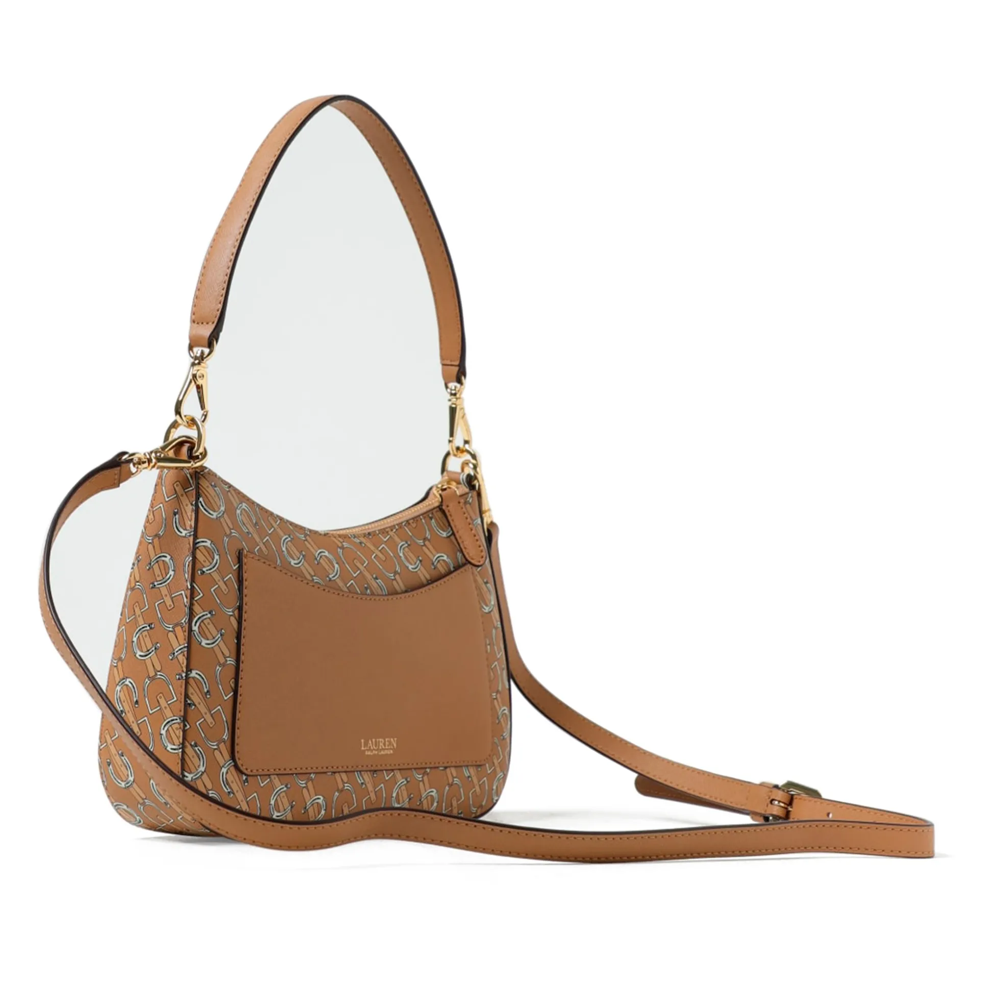 LAUREN RALPH LAUREN Bolsos DANNI 26 SHOULDER BAG MEDIUM 024 PRINT/CAMEL