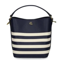 LAUREN RALPH LAUREN Bolsos REESE SM BKT 003 NAVY/WHITE