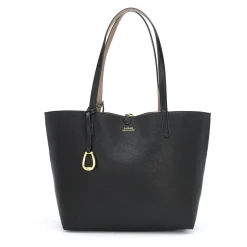 LAUREN RALPH LAUREN Bolsos RVRSBLE TOTE 001 BLACK/TAUPE