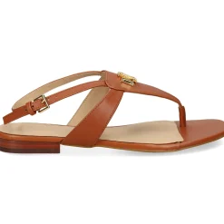 LAUREN RALPH LAUREN Sandalias planas de Mujer EVERLEY 002 TAN