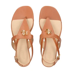 LAUREN RALPH LAUREN Sandalias planas de Mujer EVERLEY 002 TAN