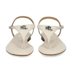 LAUREN RALPH LAUREN Sandalias planas de Mujer ELLINGTON 002 SOFT WHITE