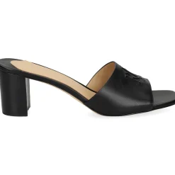 LAUREN RALPH LAUREN Sandalias con tacón de Mujer EVERLEY HEEL 001 NEGRO