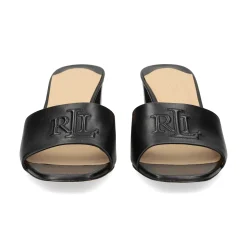 LAUREN RALPH LAUREN Sandalias con tacón de Mujer EVERLEY HEEL 001 NEGRO