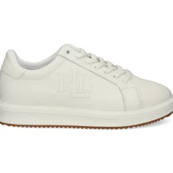 LAUREN RALPH LAUREN Zapatillas de Mujer AINSLEY-SNEAKERS 001 SNOW WHITE