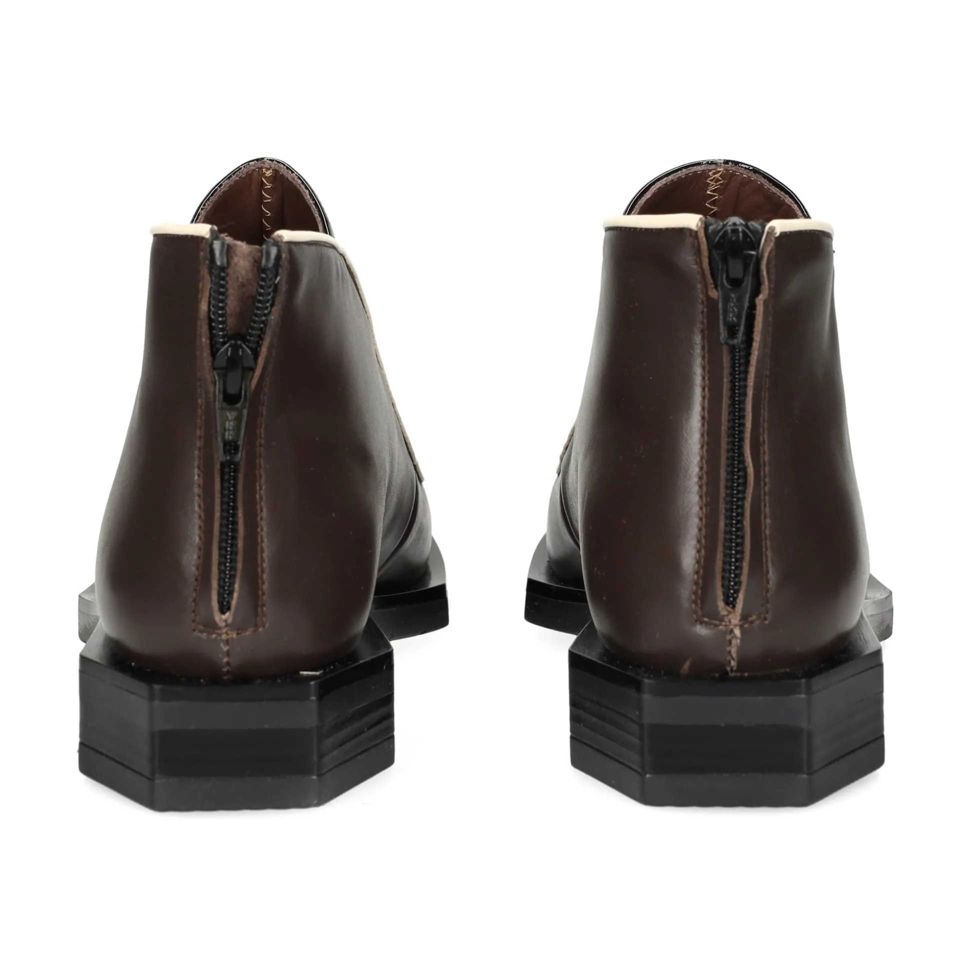 LE BOHÉMIEN Botines planos de Mujer G014 NEGRO