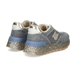 LIU·JO Zapatillas de Mujer BA4009TX029 00737 DENIM