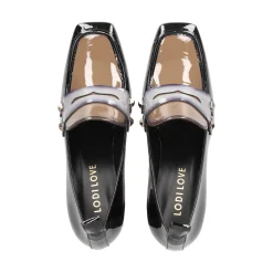 LODI Mocasines de Mujer BRE4922 NEGRO/STEEL/TAU