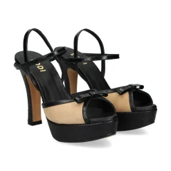 LODI Sandalias con plataforma de Mujer TERREN C2 NEGRO/ARENA